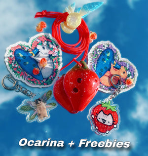 Strawberry Ocarina – FreckledZelda